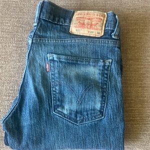 Levi’s 511 29x30 blue skinny men jeans worn once!